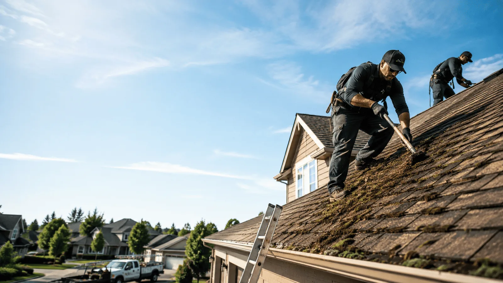 Roof Moss Removal in Lecompton, KS near me